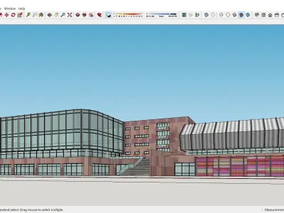 Sketchup Office building H10 3D model