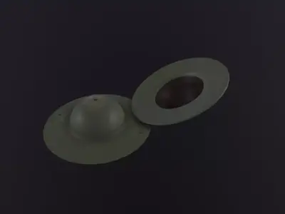 British WW1 Military Helmet 3D Model Low-poly 3D model