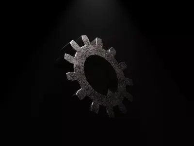 12 Tooth gear Free 3D model