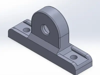 pillow block bearing number 608 Free 3D print model
