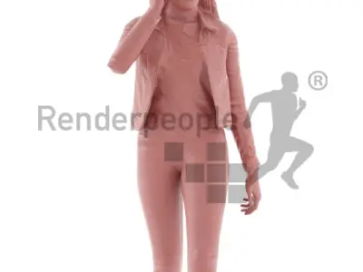 Amber Animated 002 Walking Calling