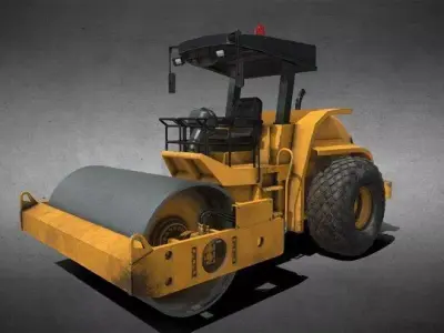 Vehicles pack  Low-poly 3D model
