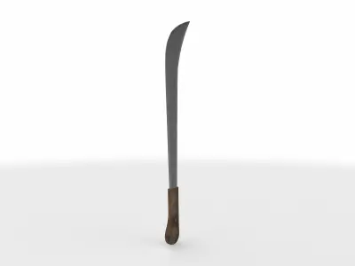 machete sword  3D model