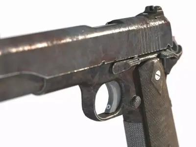 Modern weapons handguns 3D model purchase