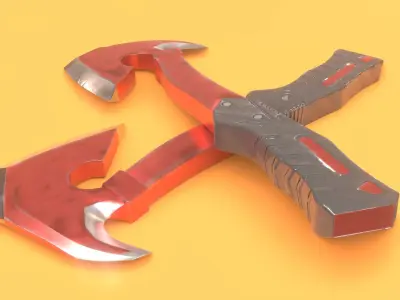 Tomhwak two wrenches Free low-poly 3D model