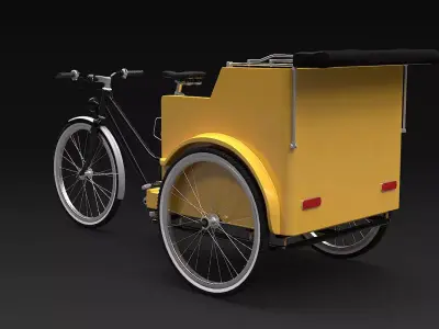Pedicab 3D model