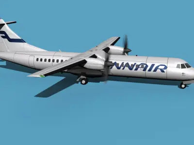 ATR  ATR-72-600 Finnair 3D model