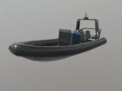 Modular Rib Low-poly 3D model