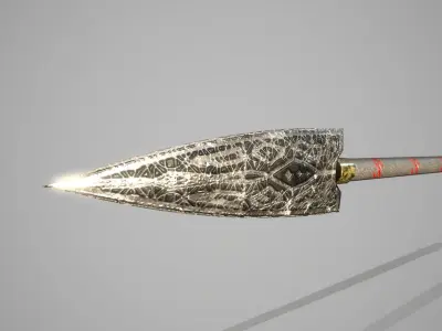 Whip Weapon Free low-poly 3D model