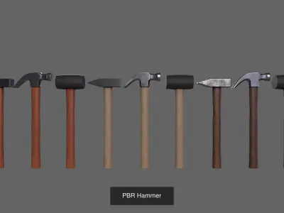 PBR Weapon V2 3D Model Pack