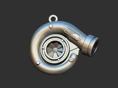 Turbo Pendant 3D print model
