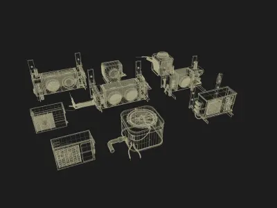 Air Conditioners Pack  Free 3D model