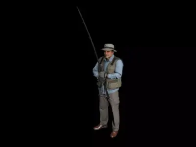 Fishing 3D model