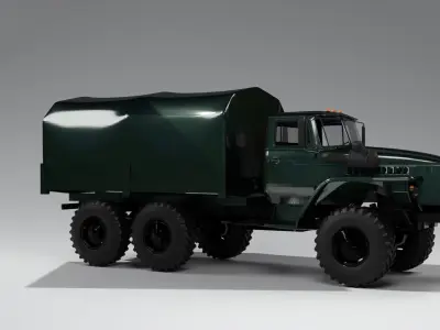 Ural 4320  Free 3D model