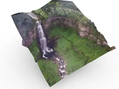 Salto Tequendama - Tequendama falls  3D model