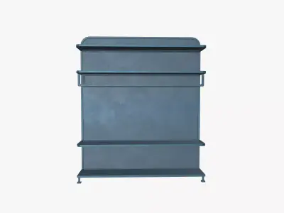PPE Rack Low-poly 3D model