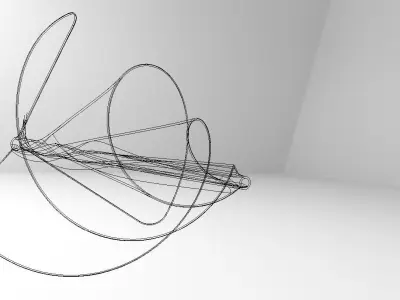 Air turbine or Wind turbine  3D model