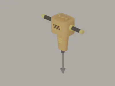 Jackhammer 3D model