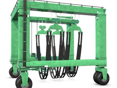 Industrial Marine Travel Lift  3D model