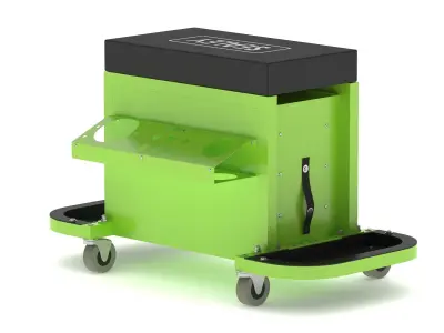 Garage Mechanics Utility Seat 3D model