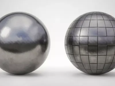 PBR Steel Part 1 Texture