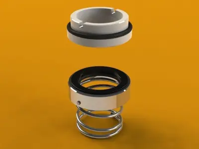 Mechanical seal Free 3D model