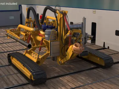 Arthropod 600 Subsea Pipeline Trencher 3D model