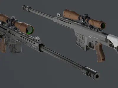 Weapons Pack 1 Low-poly 3D model