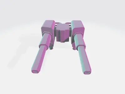 Military Base defend  Free low-poly 3D model