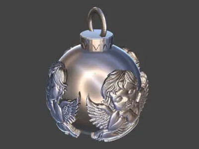 Christmas ball 3D print model