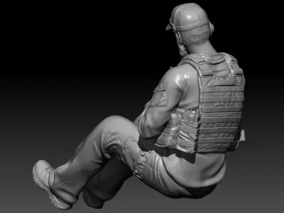 NATO CREW COMMANDER 3D print model