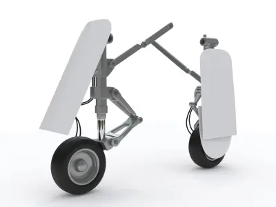 Landing Gear for Aircraft 3D model