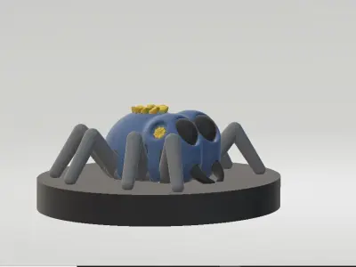 cartoon spider 3D 3D print model