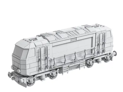 60098 Heavy Train 3D model