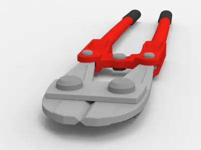 Pliers Max Bolt Cutter 3D model