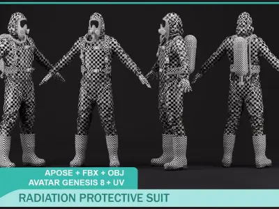 RADIATION PROTECTIVE SUIT 3D model