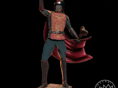 Fan Art - Cobra Commander from GI JOE - Statue 3D print model