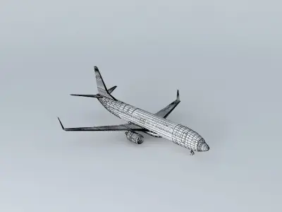 Royal Airways Boeing 737 800 Queen Transport Free 3D model