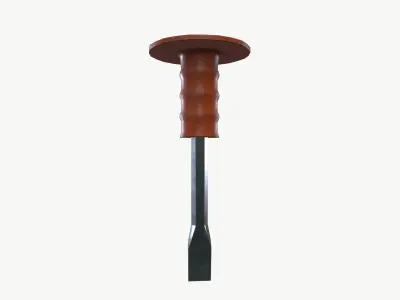 Cincel Plano 3D model