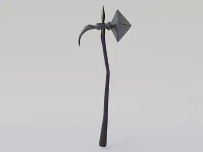 Dark Hammer Low-poly 3D model