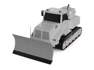 Snow Plow 3D model get