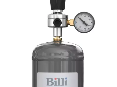 Carbon dioxide balloon CO2 3D model