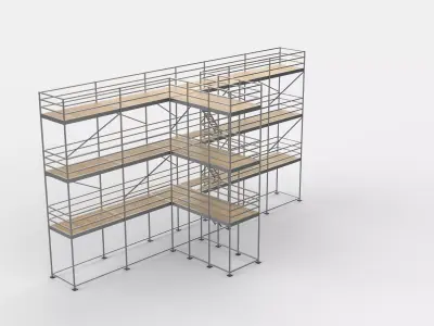 scaffold tower 3D model