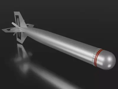 Missile 3D model buy