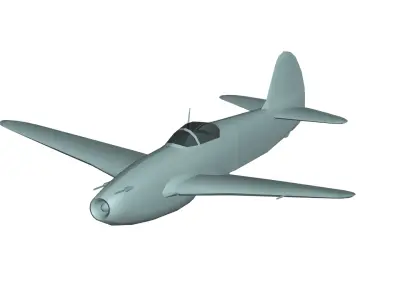 Yakovlev Yak-15 3D model purchase