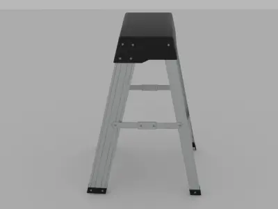 Step Ladder Low-poly 3D model order