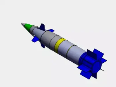 Howitzer Shell Concept 3D model