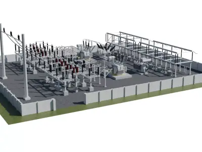 Substation  3D model