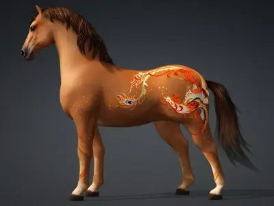 Horse C1 Free 3D model