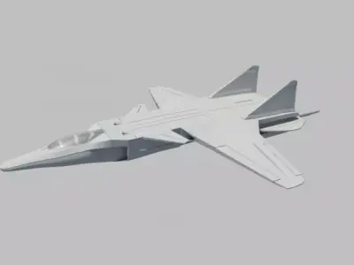 JetFighter 2 fighter jet 3D model